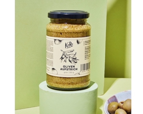 KoRo グリーンオリーブスプレッド350g